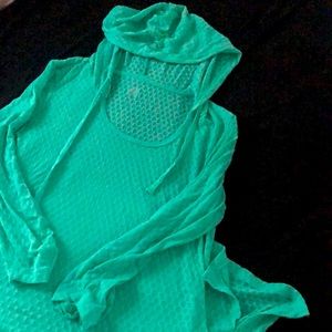 Hooded swim coverup!